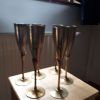 Set de 6 coupes a Chanpagne en metal 