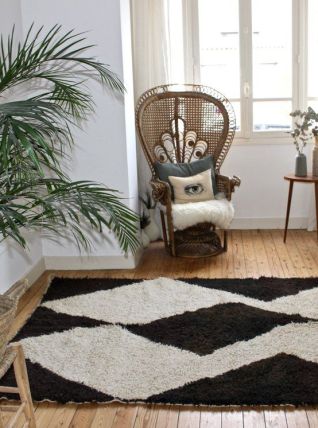 Tapis beni ouarain vintage