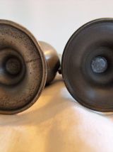 Lot de 2 vases en étain étains du cygne 97%