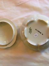 Bonbonnière porcelaine de limoges signée motif