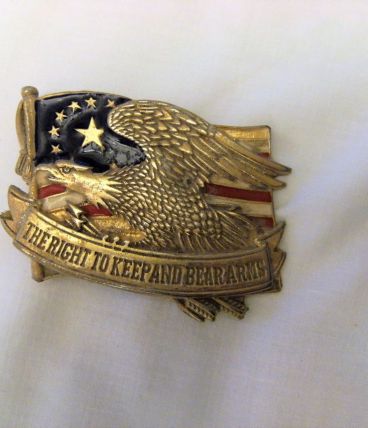 Boucle ceinturon the right to keep and bear arms