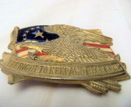 Boucle ceinturon the right to keep and bear arms