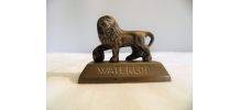 Statuette en bronze lion de Waterloo napoléon