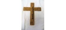 Croix en bronze signée "Jacques frères"