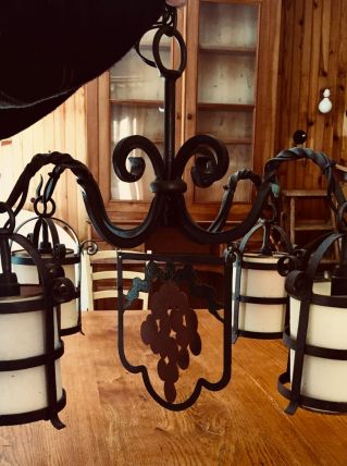 Lustre fer forgé