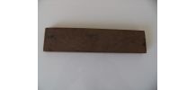Ancien plumier bois motifs roses années 40/60