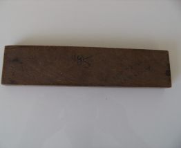 Ancien plumier bois motifs roses années 40/60