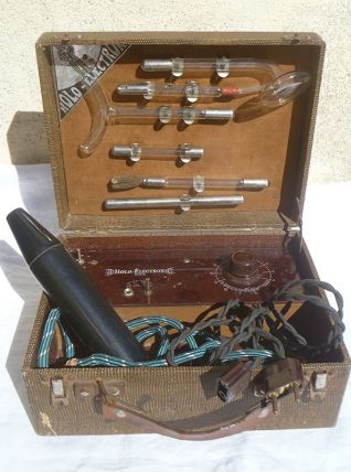 Coffret d'électro-thérapie "Holo-electron",Unis France Paris