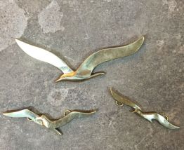 Oiseaux en laiton 