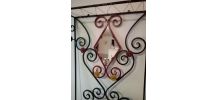 vestibulle porte manteau fer forgé