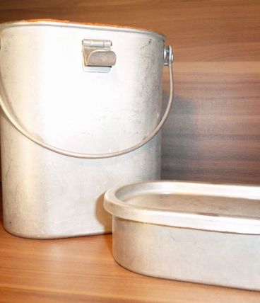 Cantine aluminium avec couvercle