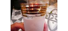 Service orangeade givré granité Monin