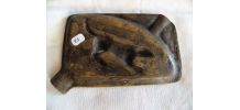 Vide poche cendrier bronze  chien chasse