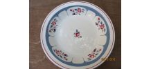 Plat de service N° 6 Sarreguemines/Digoin modèle Ninette dia