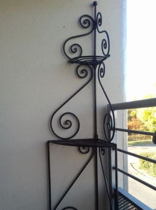 Etagère Fer Forgé d'angle