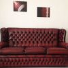 Canapé & fauteuil style Chesterfield