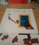 Affiche Illustration aux feutres - Le vieux Nice -