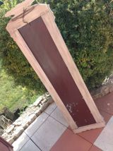 Ancien miroir en bois peint vintage années 50-60