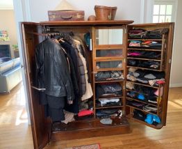 Armoire Compactom d'une cabine de paquebot