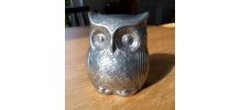 Hibou en étain