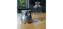 Hibou en étain