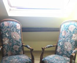 lot de 2 fauteuils Voltaire