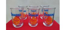 lot de 6 verres "Orangina" Matali Crasset 2006