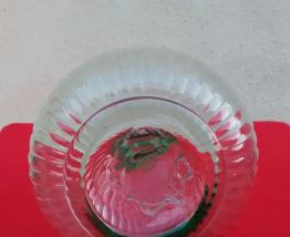 Jolie carafe en verre soufflé 