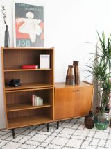 Meuble bibliothèque vintage 1950/60's style Pierre Guariche