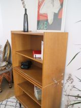 Meuble bibliothèque vintage 1950/60's style Pierre Guariche