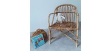 Fauteuil enfant en Rotin Audoux Minet 
