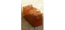 grand sac en cuir de voyage de Madagascar