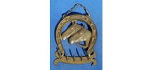 porte clé fer a cheval ,chevaux , vintage