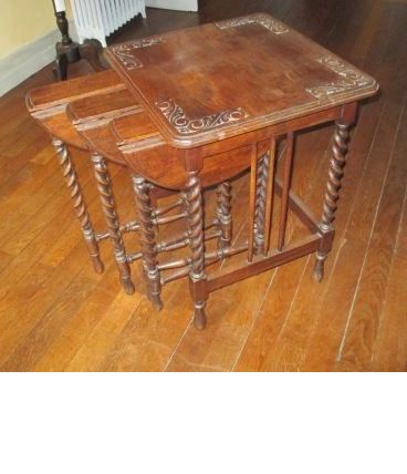 Tables Bois  Gigogne 4 Tables