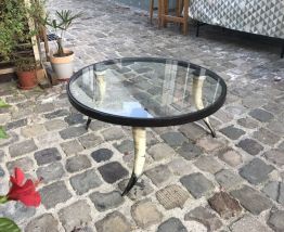 Table basse industriel-ethnique