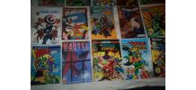 LOT 18 ANCIENNES BD SUPER HEROS 