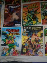 LOT 18 ANCIENNES BD SUPER HEROS 