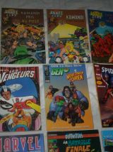 LOT 18 ANCIENNES BD SUPER HEROS 