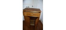 Commode meuble rotin vintage