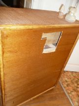 Commode meuble rotin vintage