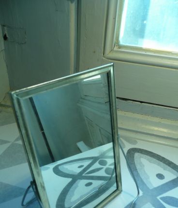 Miroir de voyage / barbier vintage