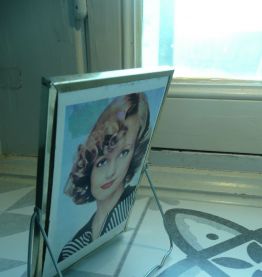 Miroir de voyage / barbier vintage