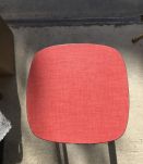 Tabouret Vintage Formica Rouge