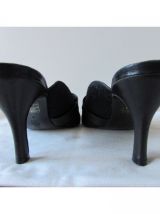 Paire de mules Vintage Yves Saint Laurent Haute Couture