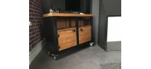 Meuble TV style atelier industriel