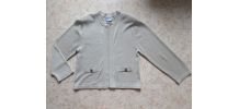 Jolie veste beige Chanel 100 % coton, Made in Scotland; 