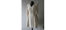 SUBLIME Manteau/Robe en tweed beige CHANEL VINTAGE