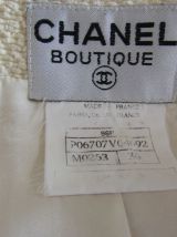 SUBLIME Manteau/Robe en tweed beige CHANEL VINTAGE