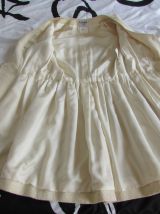 SUBLIME Manteau/Robe en tweed beige CHANEL VINTAGE