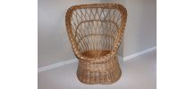 Fauteuil osier 